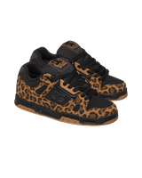 The DC Shoes Womens Stag Shoes in Cheetah & Black