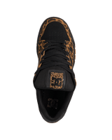 The DC Shoes Womens Stag Shoes in Cheetah & Black