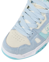 Stag Shoes in Grey, Blue & White