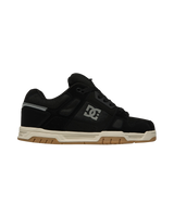 The DC Shoes Mens Stag Shoes in Black & Black Textile