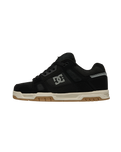The DC Shoes Mens Stag Shoes in Black & Black Textile
