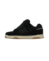 The DC Shoes Mens Stag Shoes in Black & Black Textile