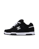 Stag Shoes in Black, Black & White