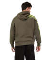 Elevated Oversized Pullover Hoodie in Military Green