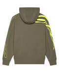 Elevated Oversized Pullover Hoodie in Military Green