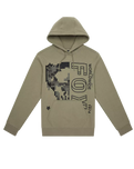 Image Skull Pullover Hoodie in Adobe