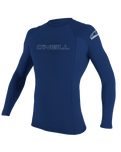 The O'Neill Basic Skins Long Sleeve Rash Vest in Navy