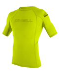 The O'Neill Boys Basic Skins Rash Vest in Lime