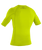 The O'Neill Boys Basic Skins Rash Vest in Lime
