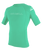 The O'Neill Boys Basic Skins Rash Vest in Light Aqua