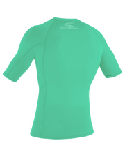 The O'Neill Boys Basic Skins Rash Vest in Light Aqua