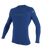 The O'Neill Boys Basic Skins Long Sleeved Rash Vest in Pacific