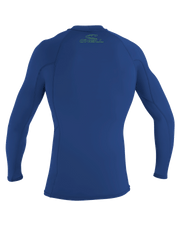 The O'Neill Boys Basic Skins Long Sleeved Rash Vest in Pacific