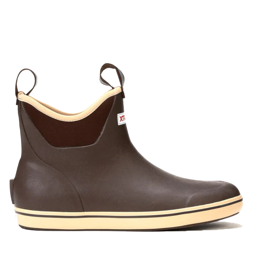 6&quot Ankle Deck Boots Chocolate