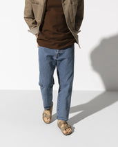 The Birkenstock Mens Arizona Oiled Leather Sandals in Tobacco Brown