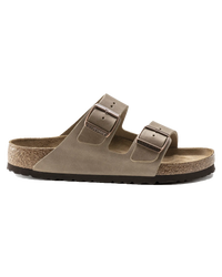 The Birkenstock Mens Arizona Oiled Leather Sandals in Tobacco Brown