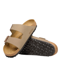 Arizona Oiled Leather Sandals in Tobacco Brown