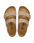 Arizona Oiled Leather Sandals in Tobacco Brown