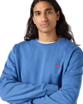 The Levi's® Mens Original Housemark Crewneck Sweatshirt in Dutch Blue