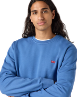 The Levi's® Mens Original Housemark Crewneck Sweatshirt in Dutch Blue