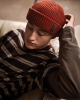 The Barts Mens Alexon Beanie in Brick