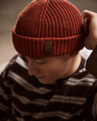 The Barts Mens Alexon Beanie in Brick