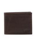 The Levi's® Mens Bifold Wallet in Dark Brown