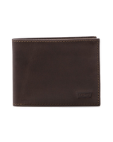 The Levi's® Mens Bifold Wallet in Dark Brown