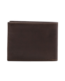 The Levi's® Mens Bifold Wallet in Dark Brown