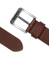 Free Leather Belt in Brown