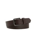 Seine Metal Belt in Dark Brown