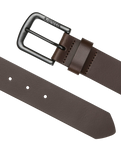 Seine Metal Belt in Dark Brown
