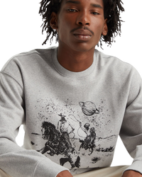 The Levi's® Mens Relaxed Graphic Sweatshirt in Space Cowboy