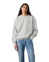 The Levi's® Mens Relaxed Graphic Crew Sweatshirt in Heather Grey