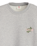 The Levi's® Mens Relaxed Graphic Crew Sweatshirt in Heather Grey