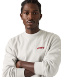 The Levi's® Mens Relaxed Graphic Sweatshirt in Levi's® Chaps 2 Light Heather Grey