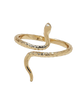 The Pura Vida Snake Ring in Gold