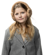 The Barts Girls Teddy Earmuffs in Light Brown