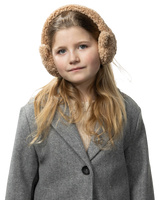 The Barts Girls Teddy Earmuffs in Light Brown