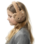 The Barts Girls Teddy Earmuffs in Light Brown