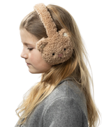 The Barts Girls Teddy Earmuffs in Light Brown