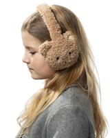 The Barts Girls Teddy Earmuffs in Light Brown