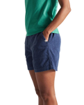 Avian Organic Cord Walkshorts in Dark Denim
