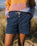 Avian Organic Cord Walkshorts in Dark Denim