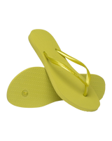Slim Flip Flops in Wild Lime