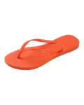 Slim Flip Flops in Sunset Orange