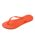 Slim Flip Flops in Sunset Orange