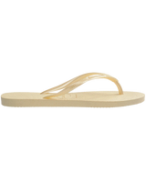 The Havaianas Womens Slim Flip Flops in Buttercream