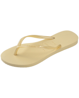 The Havaianas Womens Slim Flip Flops in Buttercream