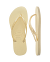 The Havaianas Womens Slim Flip Flops in Buttercream